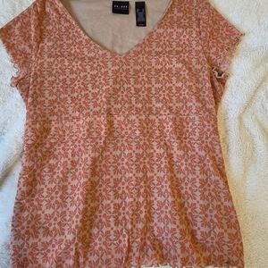 Vtg Access Orange Top